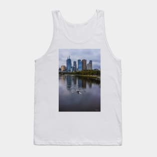 Melbourne Skyline from the Swan Street Bridge, Melbourne, Vic, Australia. Tank Top